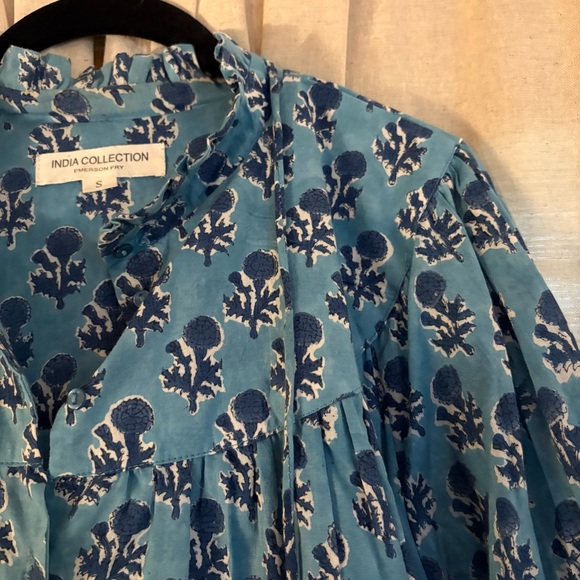 Emerson Fry EMMALINE BLOUSE - LITTLE MARIGOLDS DANUBE ORGANIC - Picture 8 of 10